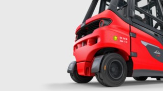 Linde Elektrostapler E30 Ex bei Transport von Gefahrstoffen Linde Elektrostapler E30 Ex bei Transport von Gefahrstoffen