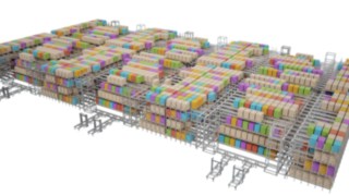 Auch in Höhe und Breite kann der S-MATIC cube individuell angepasst werden. Der S-MATIC cube von Linde MH kann auch in Höhe und Breite an die individuellen Anforderungen vor Ort angepasst werden.